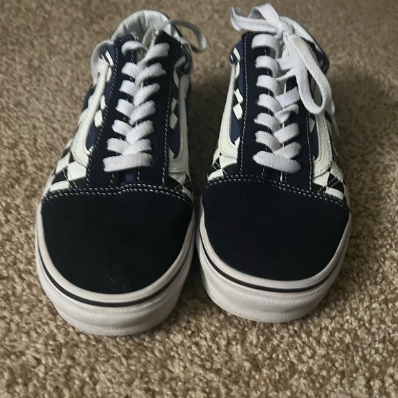 Vans Old Skool Checkerboard Flame Blue: Size 8 - Picture 2 of 2